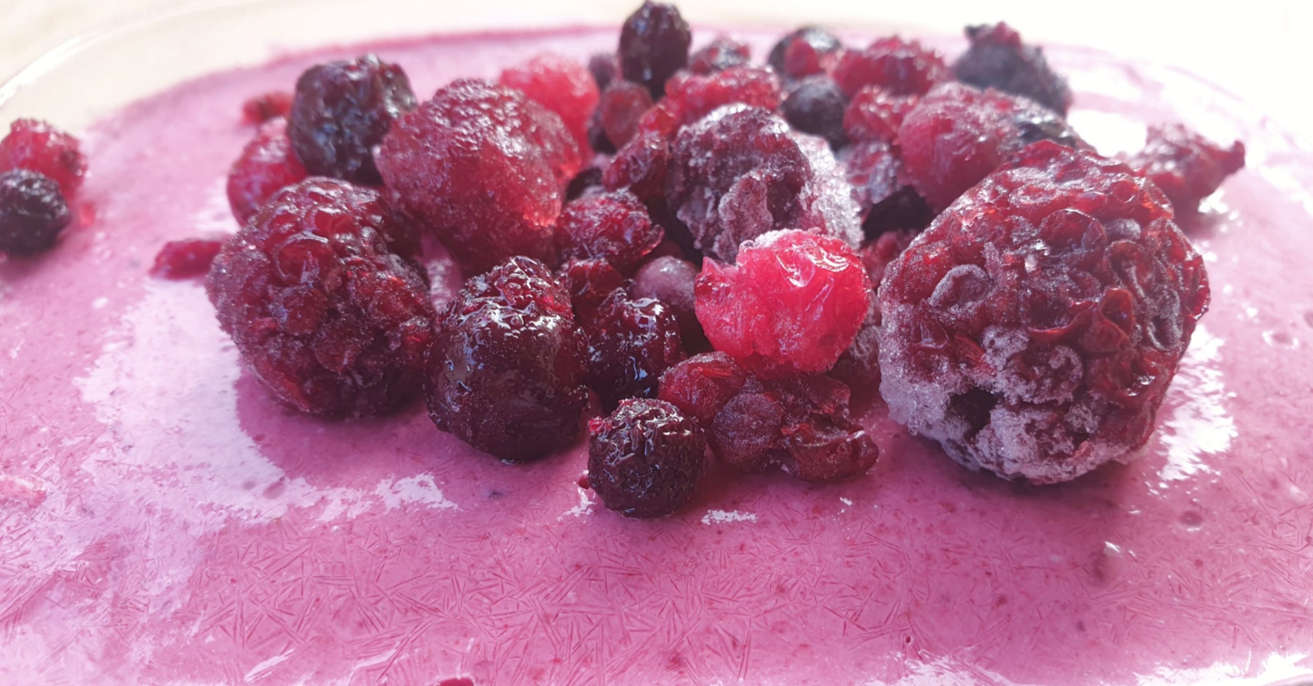 Receta De Helado Saludable De Berries