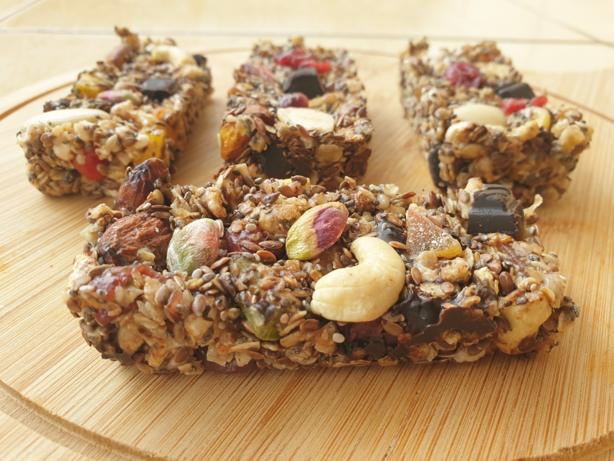 Receta De Barritas De Granola Saludables