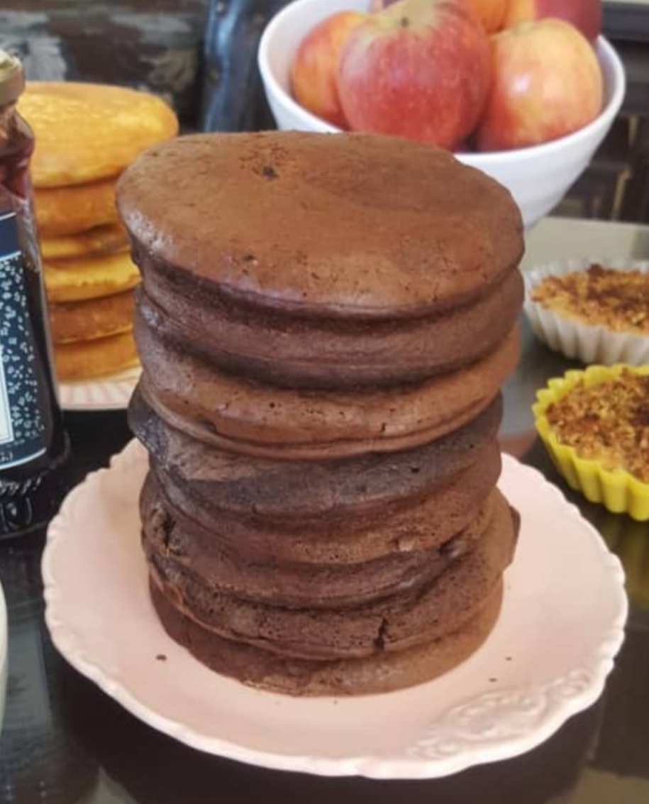 Receta De Panquecas De Chocolate Saludables